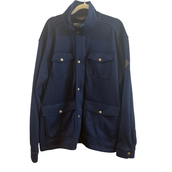 Eddie Bauer Other - Eddie Bauer Navy Blue  Radiator Utility Field Men's Jacket Extra Large Full Zip